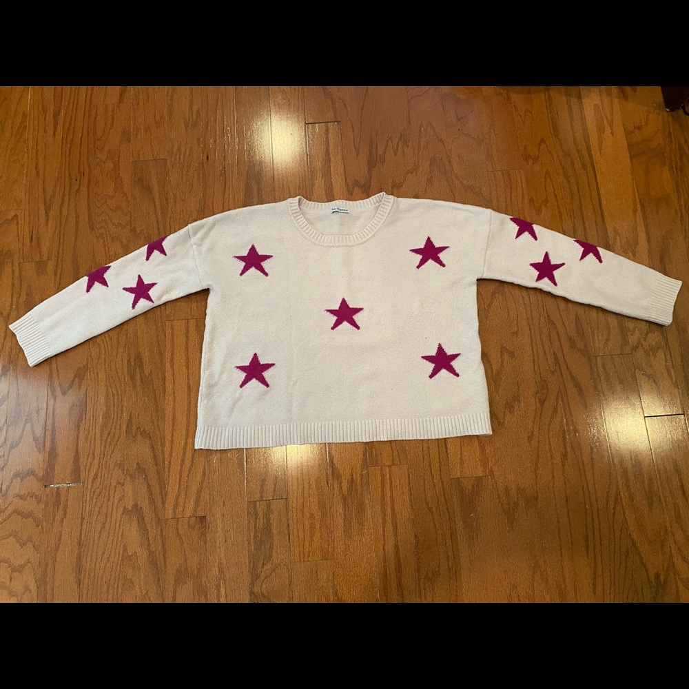 Theo and Spence Star Sweater Size Large